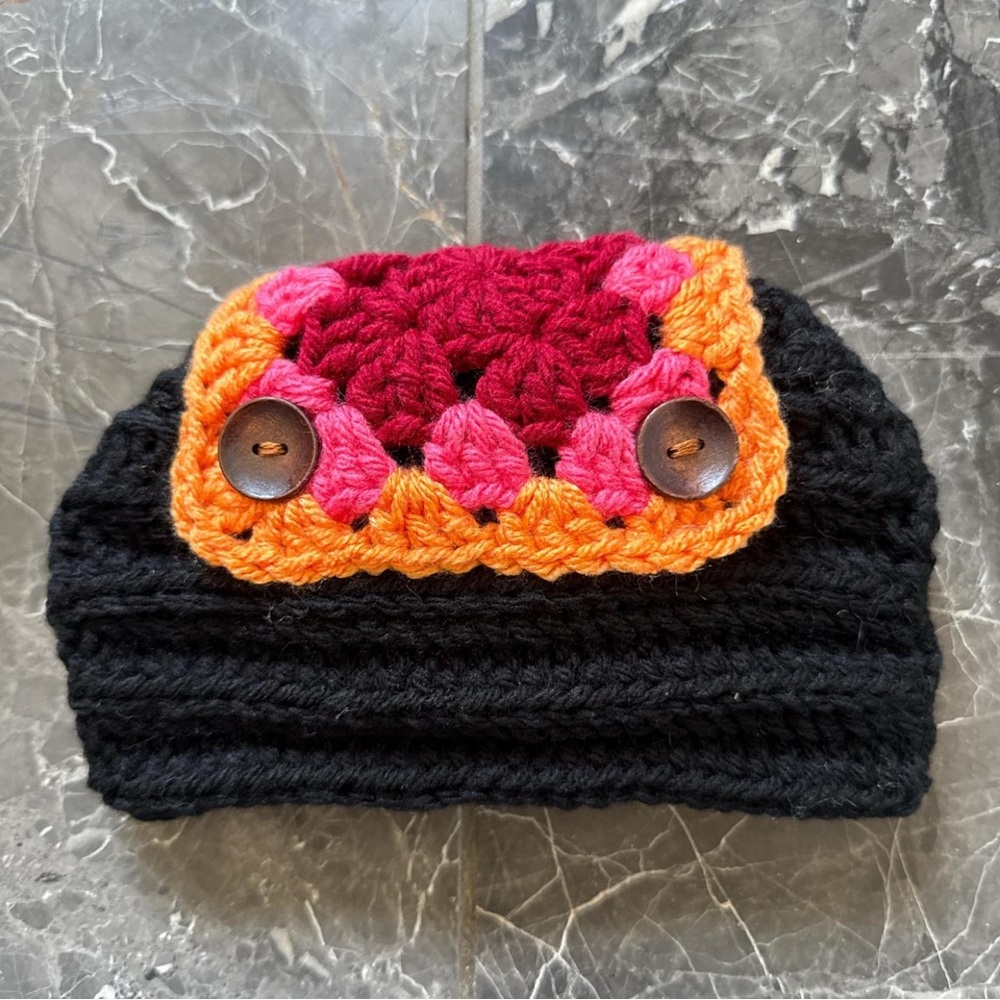 Colorful Crochet Kids Beanie